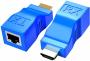Berlat HDMI Extender Adapter HDMI To RJ45 Ethernet Network Converter Over By CAT5-E/6 Cable Splitter 1080P Up To 30M/98FT Repeater For Hdtv HD Tv