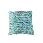 Multicolor Zig-zag Patterned Scatter Cushion 60 X 60CM