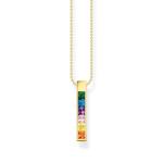 Necklace Colourful Stones Gold - L45V