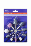 10 Piece Mounted Grinding Stone Set