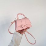 MINI Crossbody Bag For Girl Trendy Solid Color Handbag Fashion Lipstick Bag With Top Handle