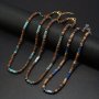 1pc Vintage Bohemian Necklace Ethnic Style Necklace Coconut Shell Necklace For Men And Women