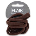 Elastic Hair Ring 10 Pack - Brown