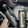 Keepred 1PC 500ML/17OZ 304 Stainless Steel Car Insulation Cup Creative Car Gear Shift Design Double-layer Water Bottle With Straw Coffee Cup For Outdoor Sports