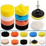 11PCS SET Polishing Machine Waxing Sponge Plate Waxing Beauty Polishing Wool Polishing Sponge Ball