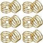 Buc Spring Napkin Rings Occasion Christmas Wedding Table Deco - Set Of 12