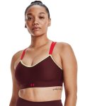 Women's Ua Infinity Low Strappy Sports Bra - Chestnut Red Sm