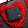 1PC Men's Multi-card Wallet Horizontal Trendy Pu Leather Business Card Holder
