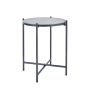 Mobis Steel & Concrete Side Table Dark Grey Dia 43CMXH54CM