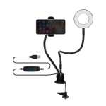 Volkano Insta Series Ring Light Phone Holder Desk Clamp