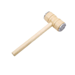 Mento Brown Wood Meat Tenderizer 2 Piece Set