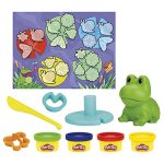 Play-doh Frog N Colors Starter Set 4 Colors & Playmat Frog Toy Playset Easter Gifts For Boys & Girls Preschool Toys Kids Arts &
