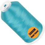 New Brothread - Single Huge Spool 5000M Each Polyester Embroidery Machine Thread 40WT For Commercial And Domestic Machines - Sky