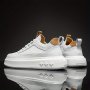 Solid Trendy Men's Middle Top Skate Shoes - Non Slip Comfy Casual Shoes With Comfy Soft Sole For Outdoor Walking Jogging Traveling