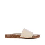Leather Slides -beige
