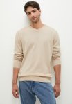 Superbalist Knit Cotton V-neck Pullover - Stone