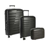 CELLINI Microlite 3 Piece Travel Set Black
