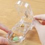 Small & Portable Pill Cutter & Storage Box - Perfect For Vitamins & Fish Oil