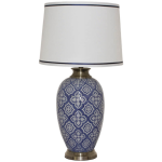 Ceramic Jar Table Lamp With Shade 75CM