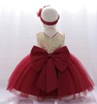 Gold Maro Occasions Dress With Headband