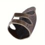 1PC Adjustable Bronze Vintage Sewing Thimble Finger Protection Tool For Diy Crafts & Needlework Durable Sewing Supplies For Home Tailoring Safety