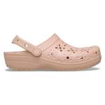 Classic Floral Cut Out Clog - Pink Caramel M9W11