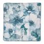 Azure Bloom Scatter Cushion Cover