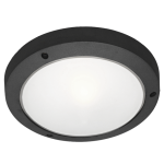 270MM Round Plain Light IP54 Es Black silver