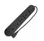 Acconet. Acconet 10-OUTLET Power Hub With Overload Protection Black