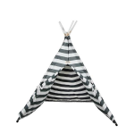 Teepee Tent - Grey & White