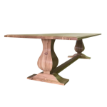 Hampstead Dining Table - 8 Seater 2100MML X 1000MMW X 770MMH American Oak Clear Varnish