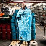 Basotho - King Letsie III 60 Peacock lt Aqua natural - 155 X 165 Cm