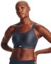 Women's Ua Infinity High Crossover Sports Bra - Downpour Gray / XL