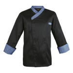 Pitseng Chef Jacket - White navy XL