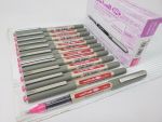 UB-157 Pink 0.7MM Fine Rollerball Pen With Cap And Grip Box Of 12 41-0193-08