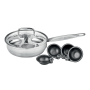 Legend Prof Chef Stainless Steel 20CM 4 Cup Egg Poacher