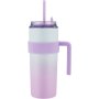 Clicks Stainless Steel Water Cup With Straw Lilac