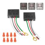 Zeifun Touch Lamp Switch 2 Pack Touch Lamp Control Module For Dimmable LED Incandescent Halogen Bulbs Lamp Switch Replacement Ki