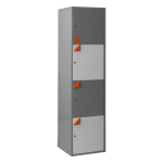 Fully Fabulous 4 Compartment Smart Agile Working Locker HOTL001SI