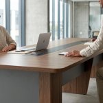 Modern Simple Office Furniture Large Staff Desk