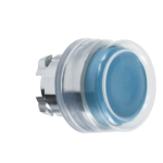 ZB4BP6 Blue Push Button Flush Head Booted