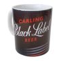 Vintage' Bar' Beer Coffee Mugs - Black Label