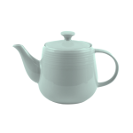 - Embossed Lines Teapot Choose From 2 Colours - Mermaid Mist