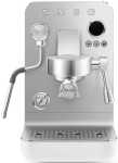 Smeg Matt White Espresso Manual Coffee Machine - EMC02WHMEU