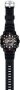 Mens Outdoor Multifunction Black Wrist Watch With Red Accents