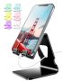 Topgo Cell Phone Stand For Desk Device Holder Cradle Holder Metal Phone Stand With Cable Collective For Office Desk Bedside Table Compatible With