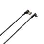LDNIO 2.4A 90 Angle Elbow Double Sided Usb-a To Micro USB Data Cable -1M
