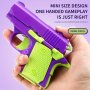 Hot Turnip Gun MINI Non-launchable Pop Pocket Relief Toys Educational Model Toys Pistol Shooting Games Shell Ejecting Toy Guns Foam Blaster Christmas Halloween Thanksgiving Gift