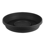 Sebor Super Pot Saucer 30CM Charcoal Livestainable