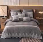 LaCie Lace Comforter Set - 7 Piece - White